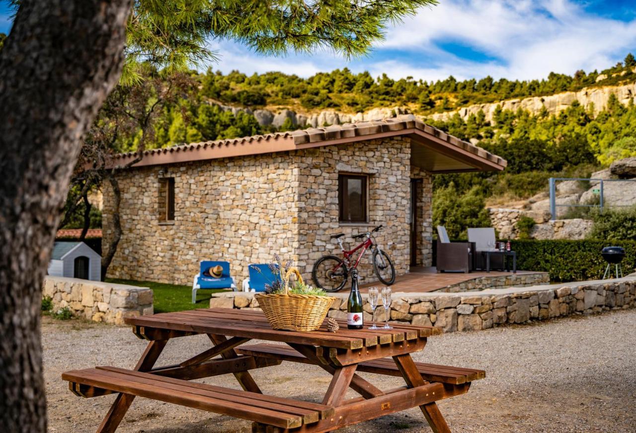 Camping Bungalow Serra De Prades Resort Vilanova de Prades Dış mekan fotoğraf